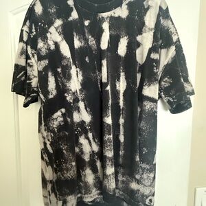 All Saints Monochrome Patterned Men's Tee